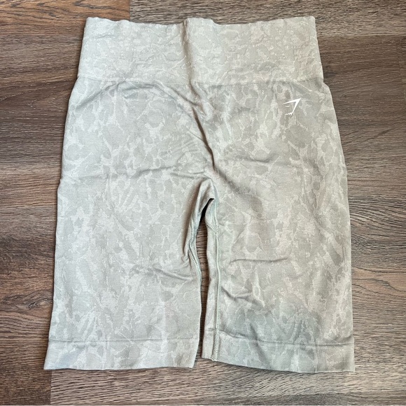 Gymshark Pants - Gymshark Gray Pattern Bike Shorts